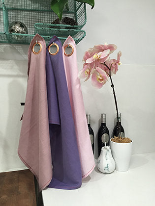 NANNA Linen Tea Towel - Fig