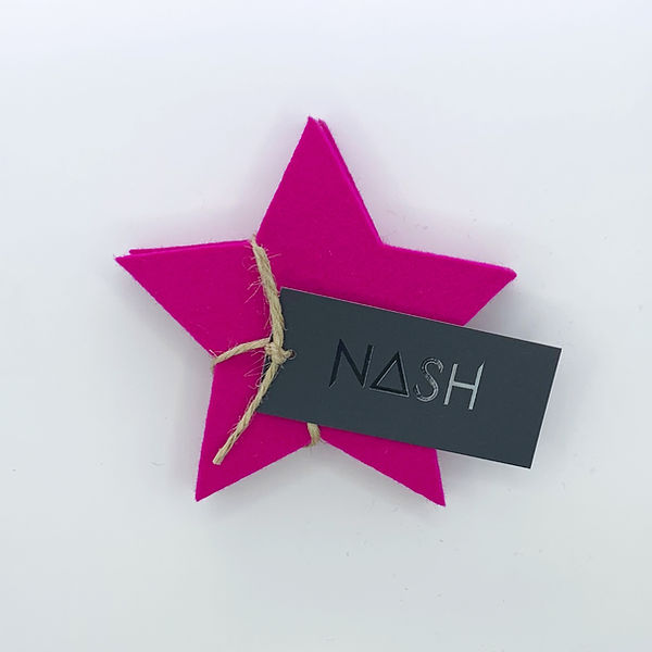 LOKI Merino Wool Coasters - Dahlias