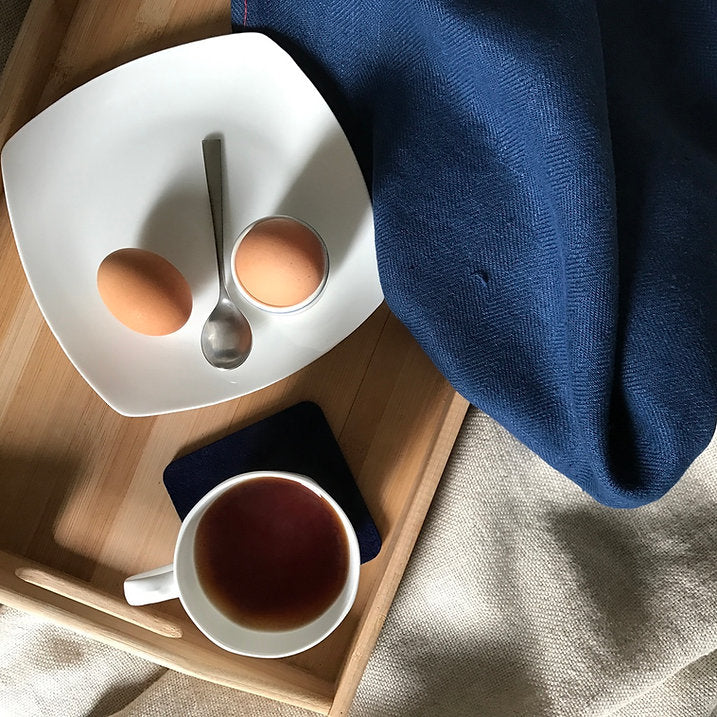 VOR Linen Tea Towel - Blueberry