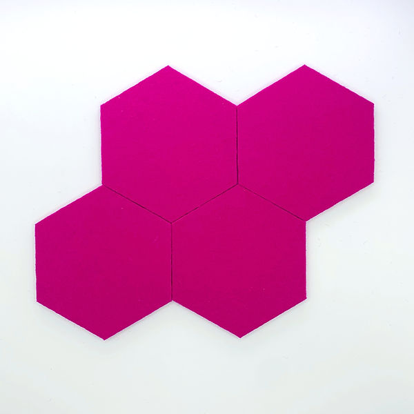 LOKI Merino Wool Coasters - Dahlias