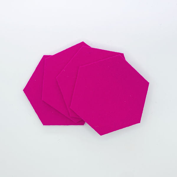 LOKI Merino Wool Coasters - Dahlias