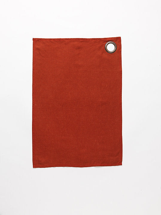 NANNA Linen Tea Towel - Blood Orange