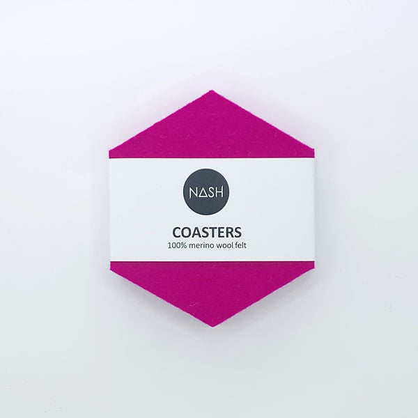 LOKI Merino Wool Coasters - Dahlias