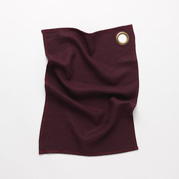 VOR Linen Tea Towel - Aubergine