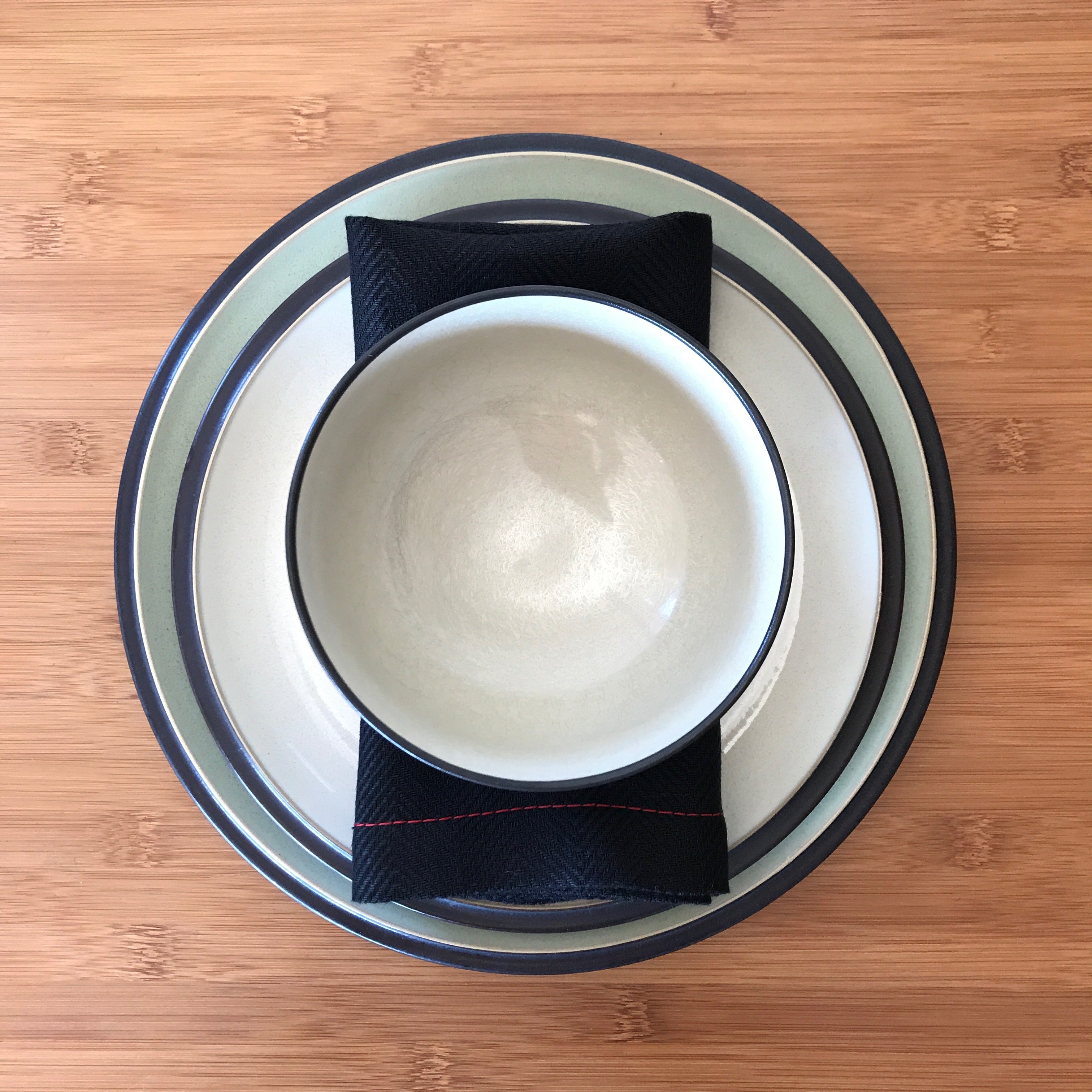 EIR Linen Black Napkin - Ebony (set of 6)