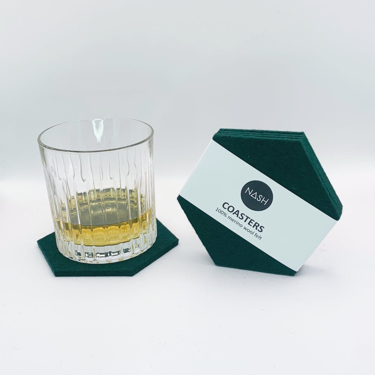 LOKI Merino Wool Coasters - Forest