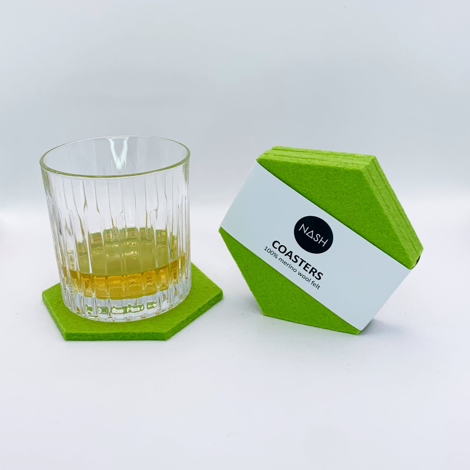 LOKI Merino Wool Coasters - Grass