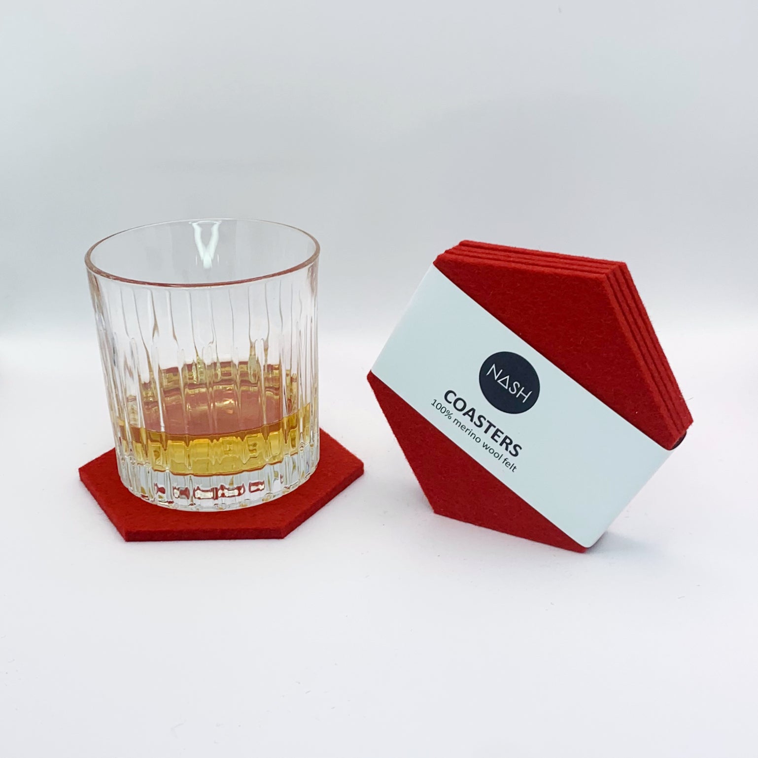 LOKI Merino Wool Coasters - Rose