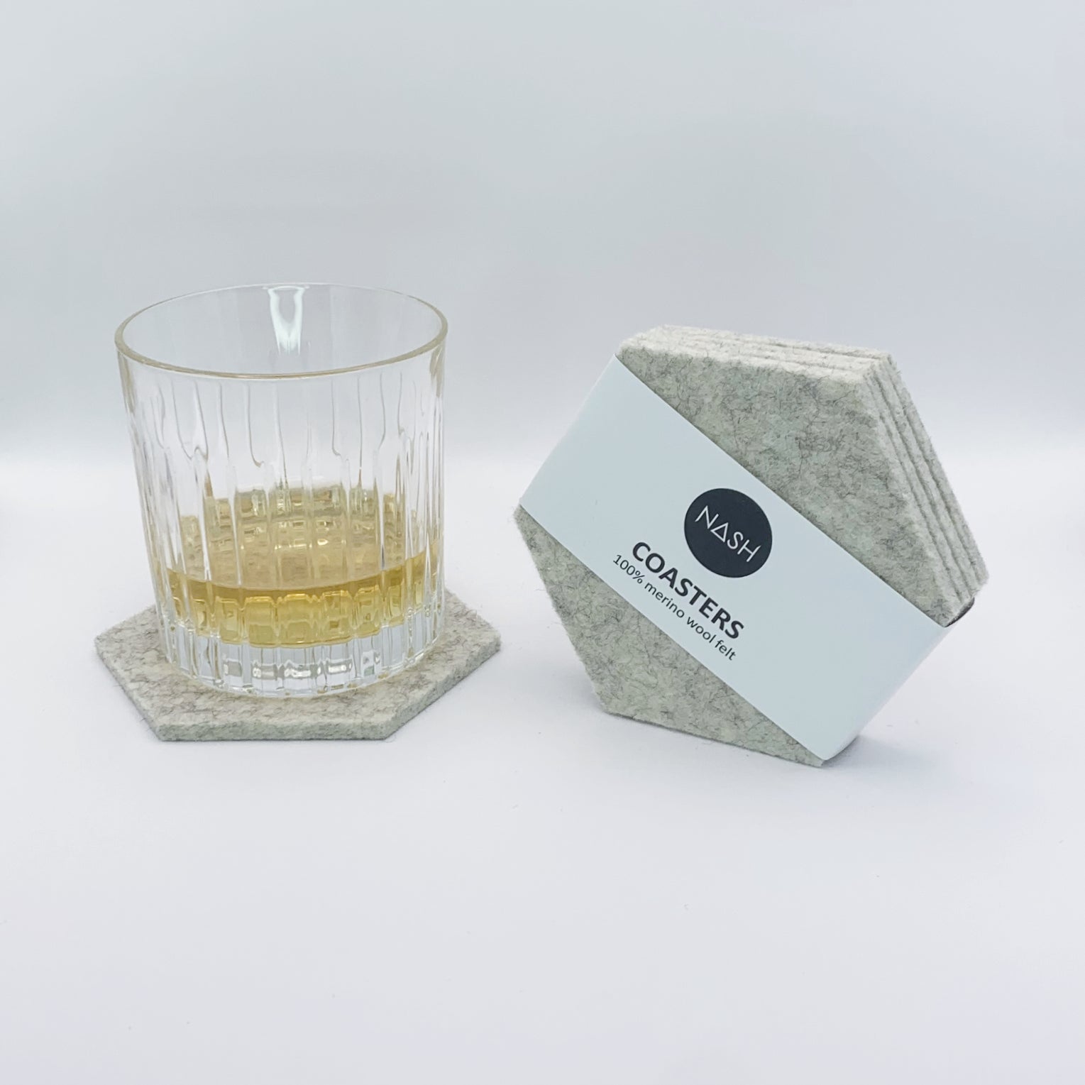 LOKI Merino Wool Coasters - Snow