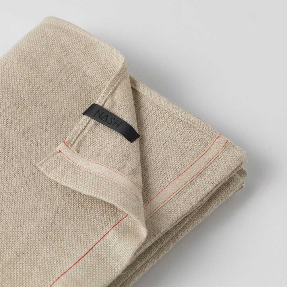 HLIN Linen Throw Blanket - Natural