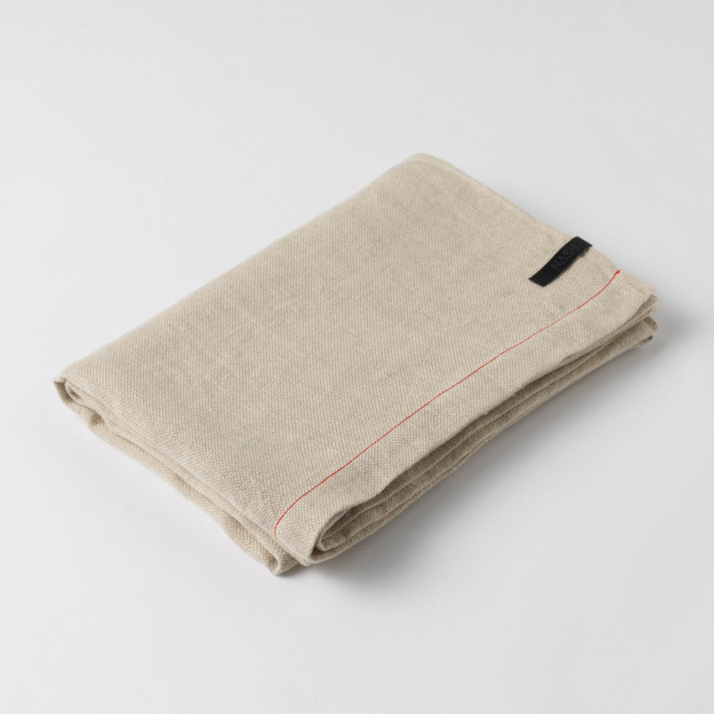 HLIN Linen Throw Blanket - Natural
