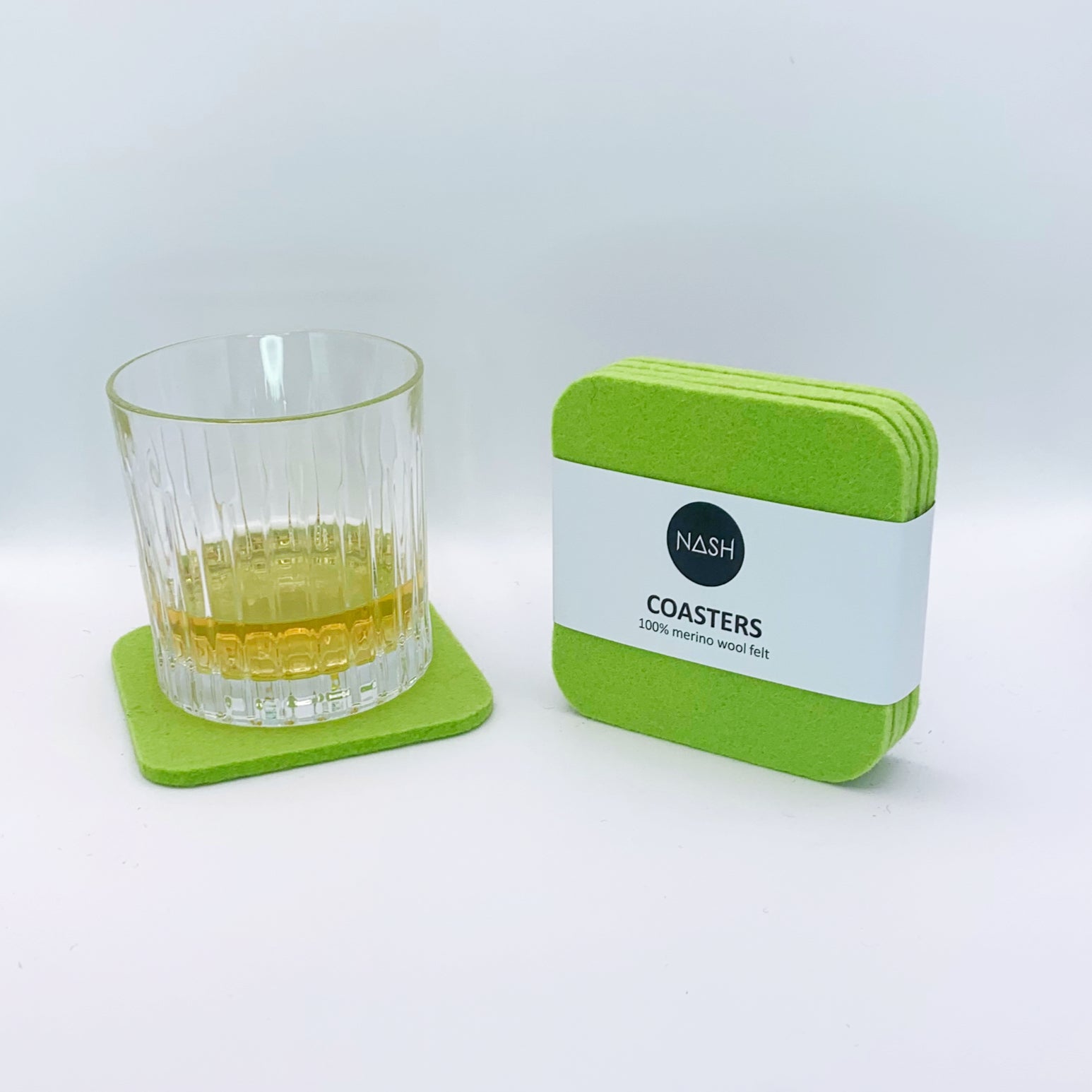 LOKI Merino Wool Coasters - Grass