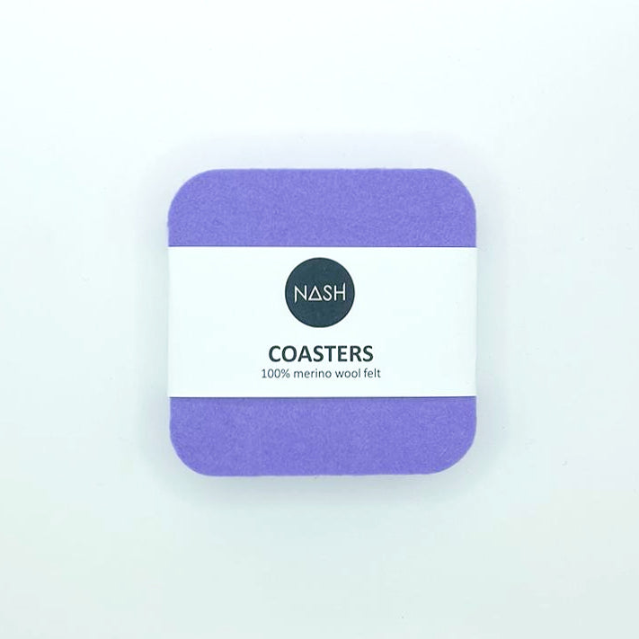 LOKI Merino Wool Coasters - Lavender