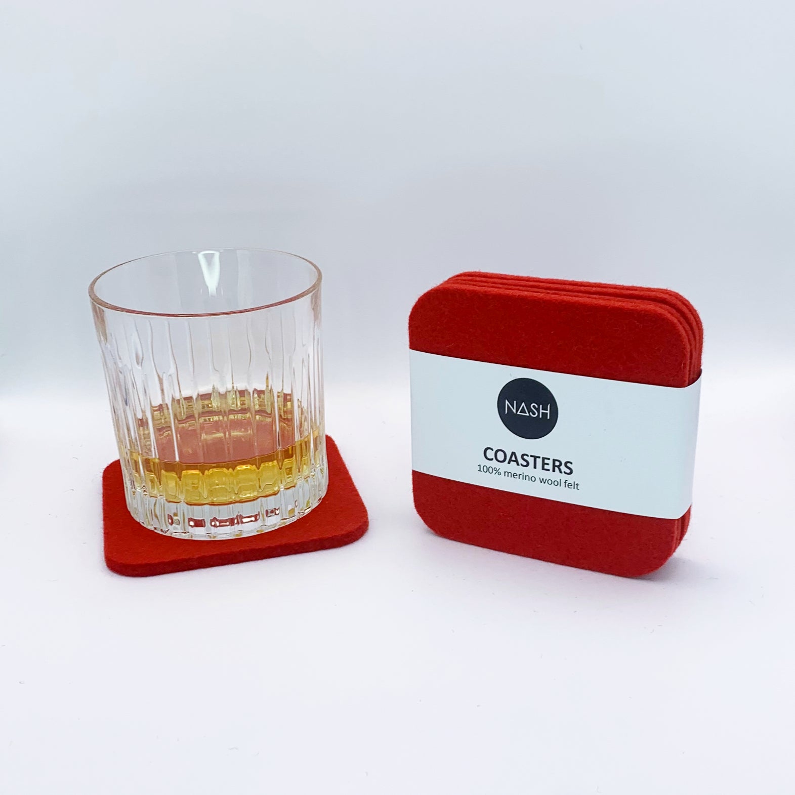 LOKI Merino Wool Coasters - Rose