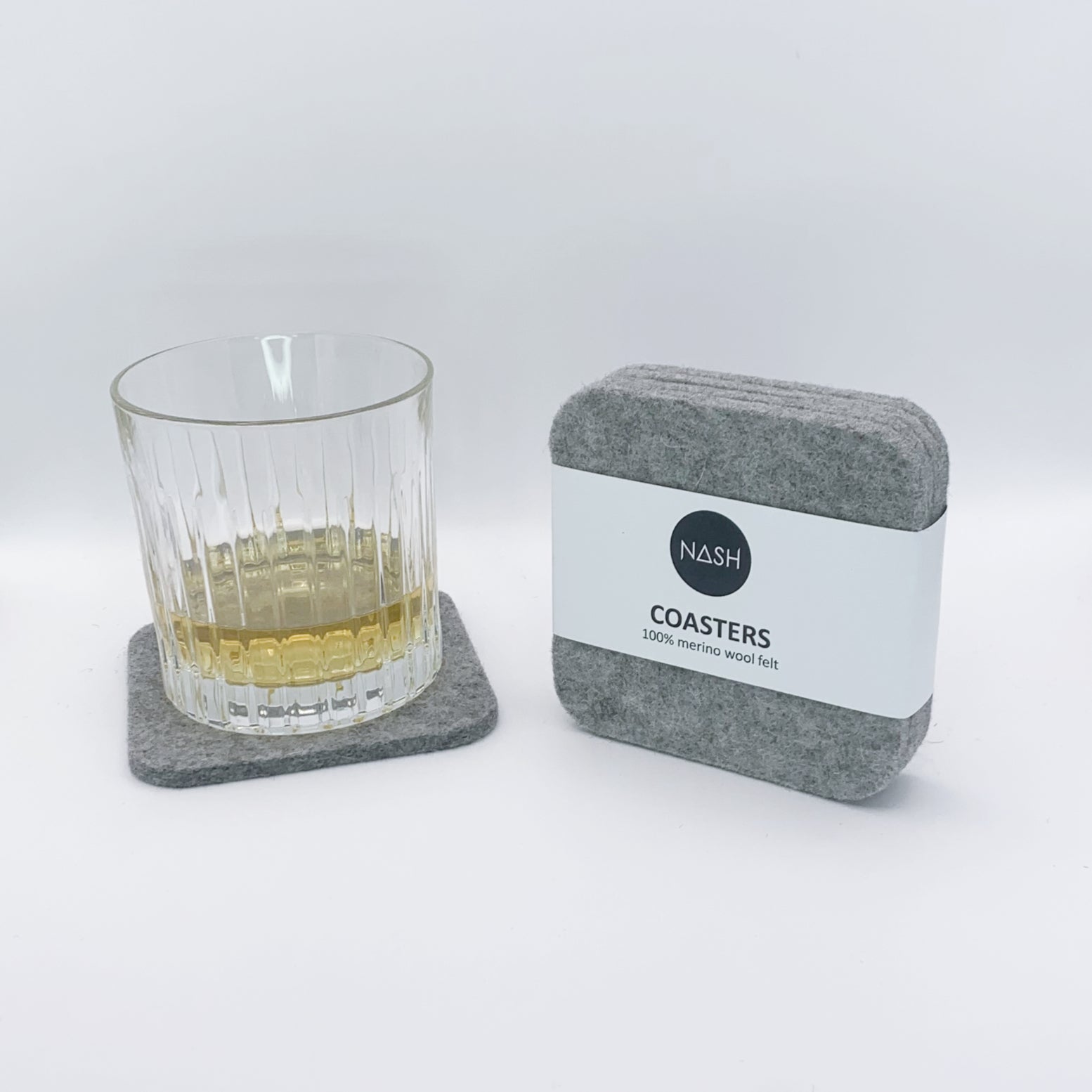 LOKI Merino Wool Coasters - Storm