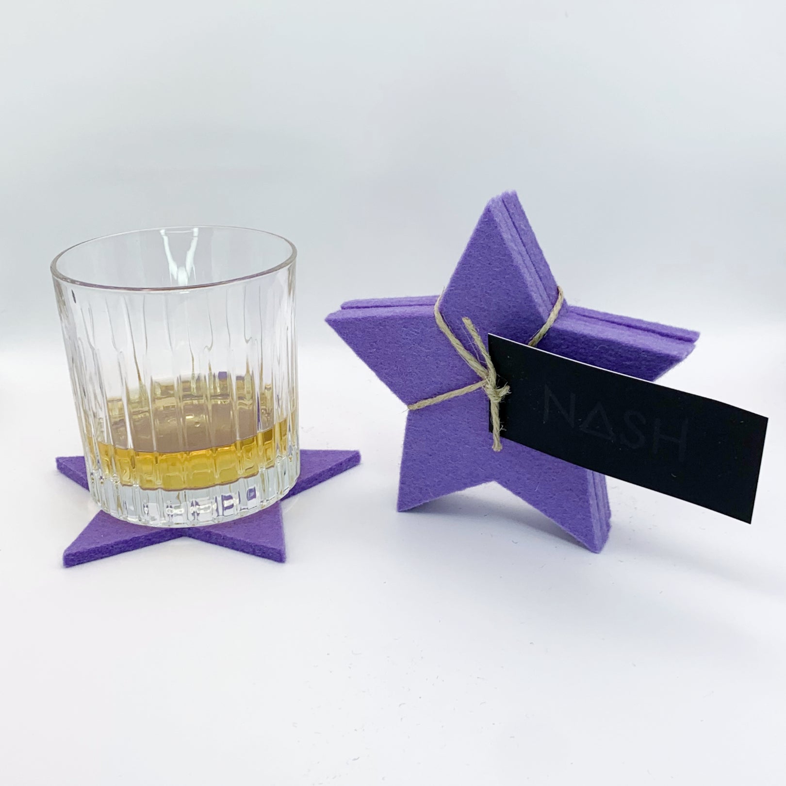 LOKI Merino Wool Coasters - Lavender