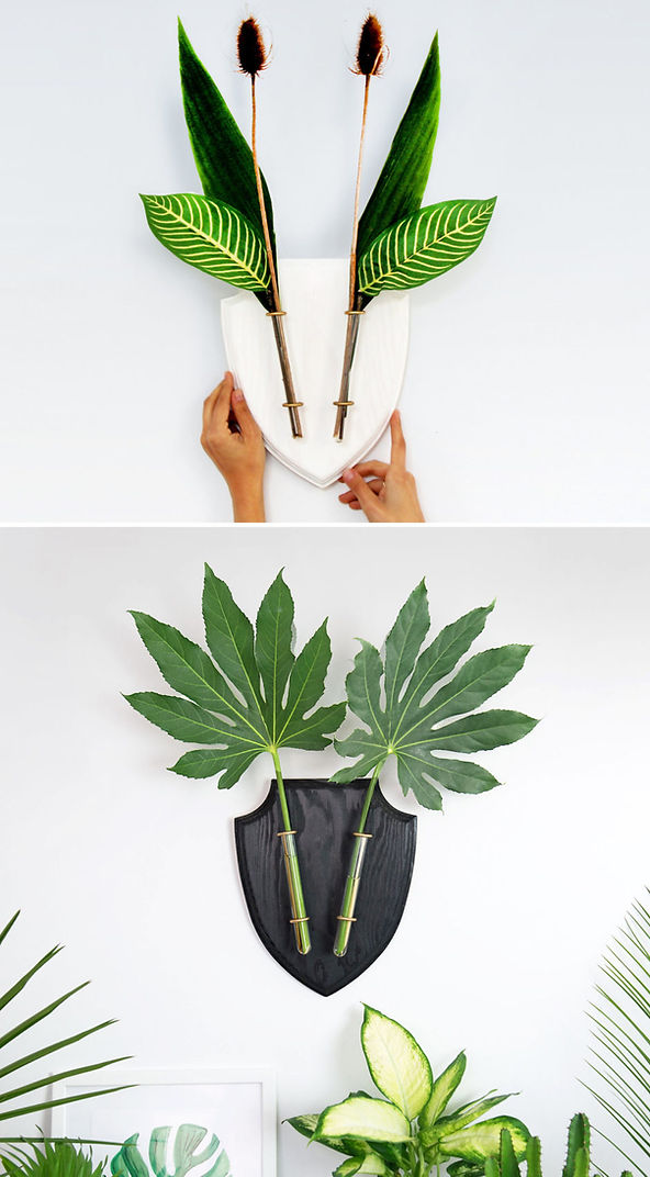 These Whimsical Wall Vases Are Designed  To Mimic Deer Antlers