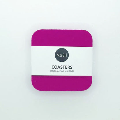 LOKI Merino Wool Coasters - Dahlias