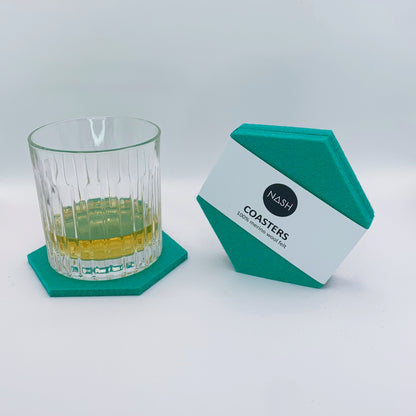 LOKI Merino Wool Coasters - Jade