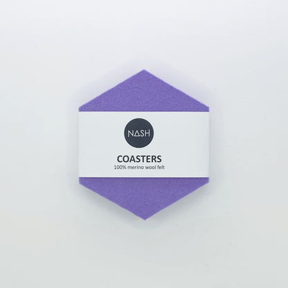 LOKI Merino Wool Coasters - Lavender