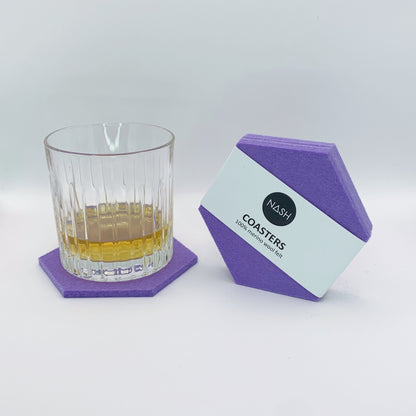 LOKI Merino Wool Coasters - Lavender