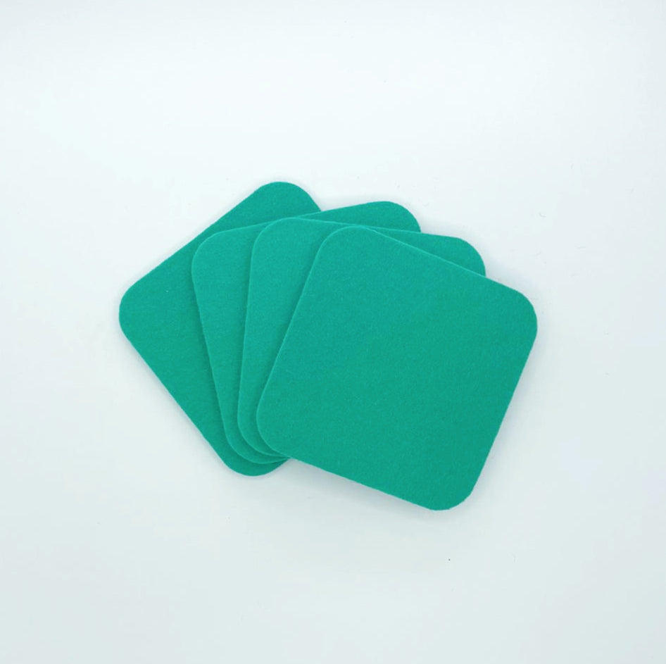 LOKI Merino Wool Coasters - Jade