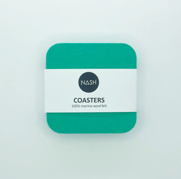 LOKI Merino Wool Coasters - Jade