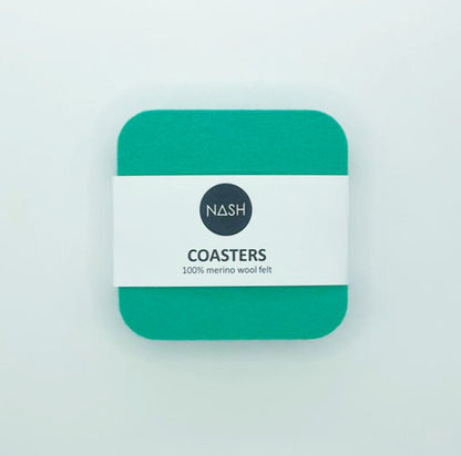 LOKI Merino Wool Coasters - Jade