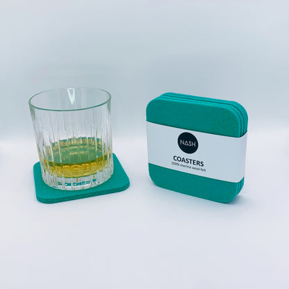 LOKI Merino Wool Coasters - Jade