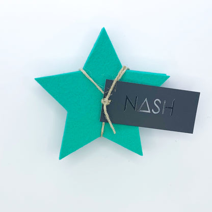 LOKI Merino Wool Coasters - Jade