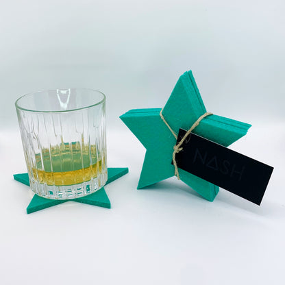 LOKI Merino Wool Coasters - Jade